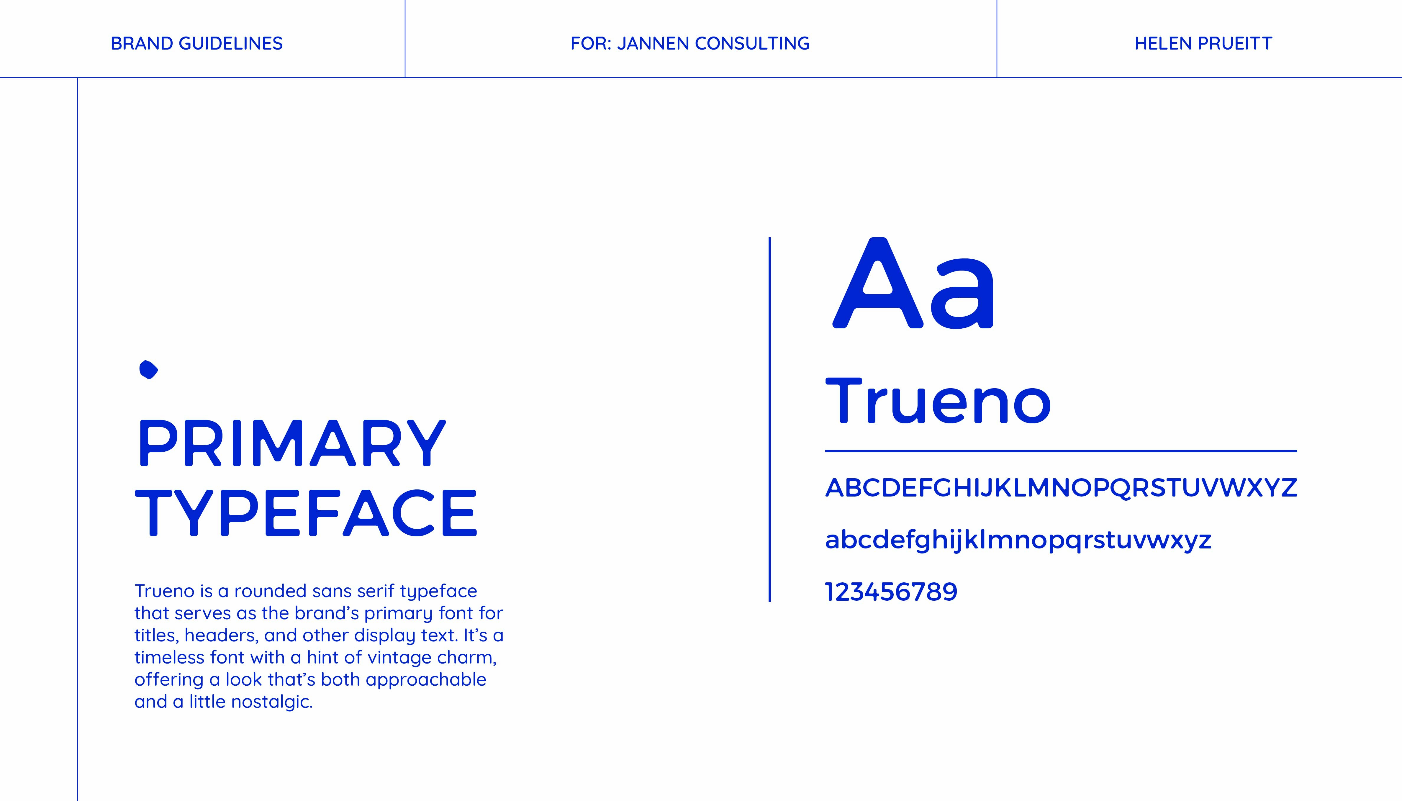 Primary typeface
